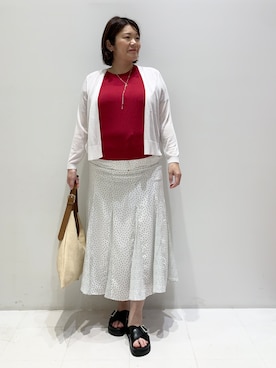 「grove（グローブ）のアイテム」を使った、みいちゃんさん（レディース・163cm）の夏コーディネート
