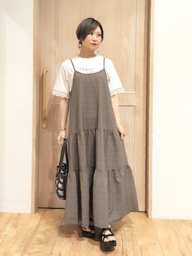 YUKIさん(レディース・156cm)の夏コーディネート