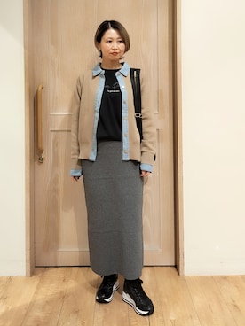 YUKIさん(レディース・156cm)の秋コーディネート
