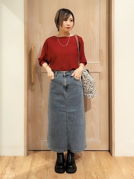 YUKIさん(レディース・156cm)の秋コーディネート