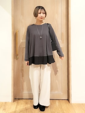 YUKIさん(レディース・156cm)の秋コーディネート