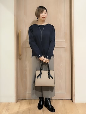 YUKIさん(レディース・156cm)の秋コーディネート