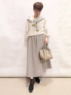 「Reflect（リフレクト）のアイテム」を使った、natsushoola727さん（レディース・162cm）の春コーディネート
