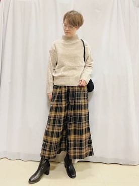 「DRESKIP（ドレスキップ）のアイテム」を使った、natsushoola727さん（レディース・162cm）の冬コーディネート