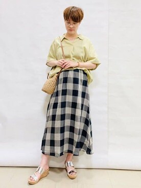 natsushoola727さん（レディース・162cm）の夏コーディネート