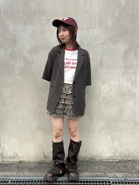 「FOREVER 21（フォーエバー トゥエンティーワン）のアイテム」を使った、Neneさん（レディース・152cm）の春コーディネート