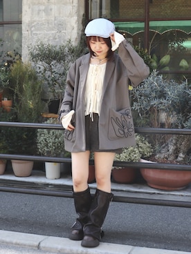 Neneさん（レディース・152cm）の春コーディネート