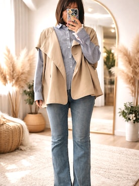 「dazzlin（ダズリン）のアイテム」を使った、hitoha3710さん（レディース・158cm）の春コーディネート