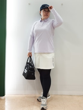 「adabat（アダバット）のアイテム」を使った、とみーさん（レディース・155cm）の夏コーディネート