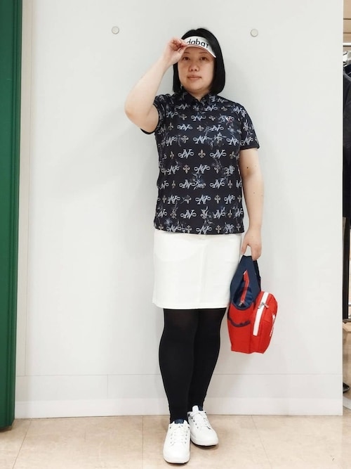 ADABAT NAVY】UVカット ポンチAラインスカート（スカート）｜adabat