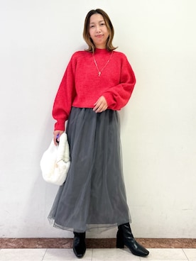 madokaさん（レディース・157cm）の冬コーディネート