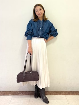 「マシンウォッシャブル」｜madokaさん（レディース・157cm）の秋コーディネート