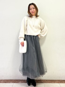 madokaさん（レディース・157cm）の冬コーディネート