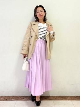 madokaさん（レディース・157cm）の春コーディネート