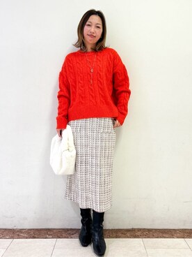 madokaさん（レディース・157cm）の冬コーディネート