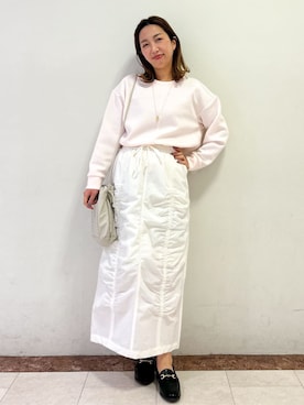 「UNTITLED（アンタイトル）のアイテム（ワンピース/ドレス）」を使った、madokaさん（レディース・157cm）の冬コーディネート