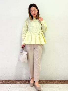 「UNTITLED（アンタイトル）のアイテム（ワンピース/ドレス）」を使った、madokaさん（レディース・157cm）の冬コーディネート