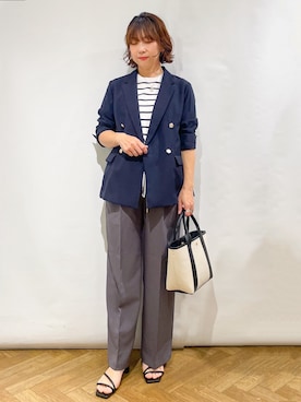 「index（インデックス）のアイテム」を使った、なかさん（レディース・157cm）の春コーディネート