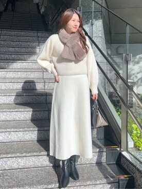 Risaさん(レディース・160cm)の冬コーディネート