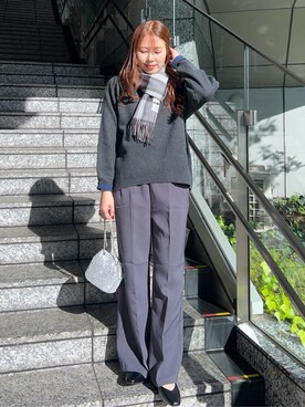 Risaさん（レディース・160cm）の冬コーディネート