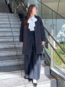 「HusHusH（ハッシュアッシュ）のアイテム」を使った、Risaさん（レディース・160cm）の春コーディネート