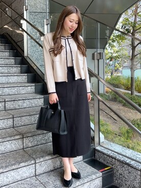 Risaさん（レディース・160cm）の春コーディネート