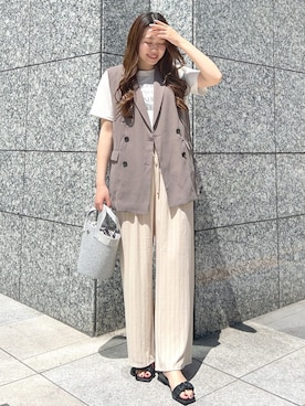 Risaさん（レディース・160cm）の夏コーディネート