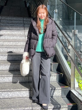 Risaさん（レディース・160cm）の冬コーディネート
