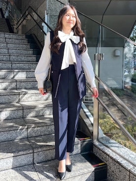 Risaさん（レディース・160cm）の冬コーディネート