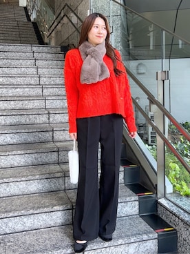 Risaさん（レディース・160cm）の冬コーディネート