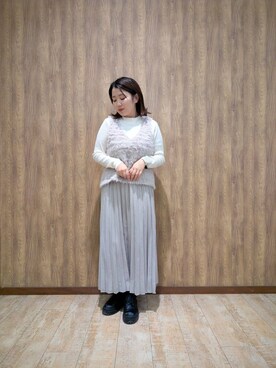 「DRESKIP（ドレスキップ）のアイテム」を使った、ｍｉｓａｋｉさん（レディース・154cm）の冬コーディネート