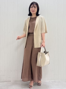 yuさん(レディース・154cm)の夏コーディネート