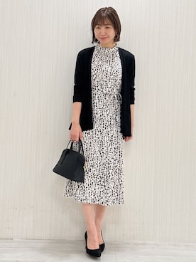 「COUP DE CHANCE（クードシャンス）のアイテム」を使った、yuさん（レディース・154cm）の春コーディネート