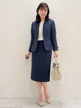 yuさん（レディース・154cm）の春コーディネート