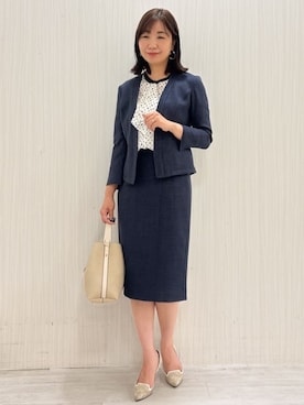 yuさん(レディース・154cm)の夏コーディネート