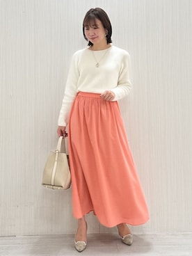 「tk.TAKEO KIKUCHI（ティーケータケオキクチ）のアイテム（ジャケット/アウター）」を使った、yuさん（レディース・154cm）の冬コーディネート