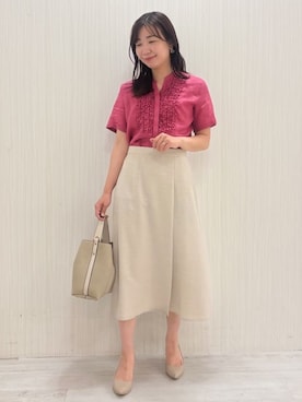yuさん(レディース・154cm)の夏コーディネート