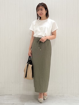 yuさん（レディース・154cm）の夏コーディネート