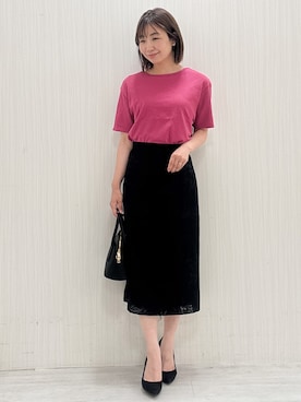 yuさん(レディース・154cm)の夏コーディネート