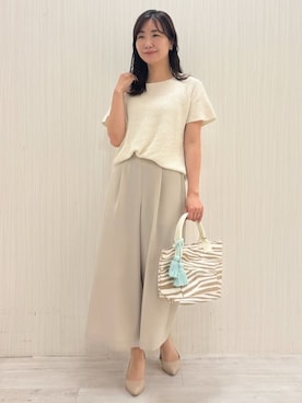 yuさん（レディース・154cm）の夏コーディネート