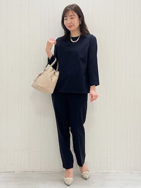yuさん(レディース・154cm)の冬コーディネート