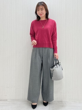yuさん（レディース・154cm）の冬コーディネート