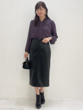 yuさん(レディース・154cm)の秋コーディネート