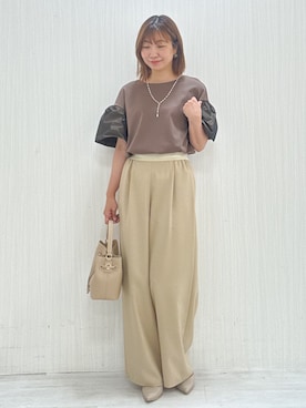 yuさん(レディース・154cm)の夏コーディネート