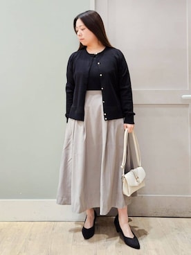 「アイテム（アンサンブル）」を使った、maiさん（レディース・149cm）の春コーディネート