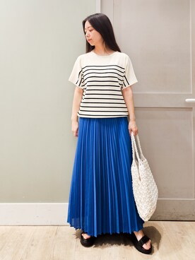「grove（グローブ）のアイテム」を使った、maiさん（レディース・149cm）の夏コーディネート