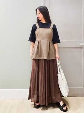「grove（グローブ）のアイテム」を使った、maiさん（レディース・149cm）の夏コーディネート