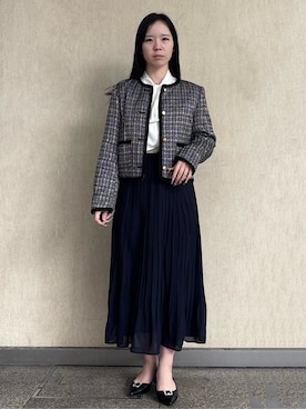 「Reflect（リフレクト）のアイテム（ワンピース/ドレス）」を使った、ささん（レディース・158cm）の冬コーディネート