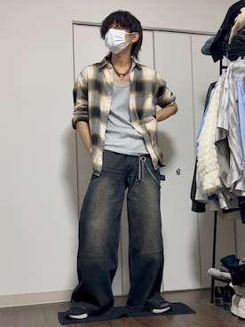 「GRANCY（グランシー）のアイテム」を使った、おーすけさん（メンズ・177cm）の春コーディネート