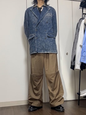 おーすけさん（メンズ・177cm）の春コーディネート